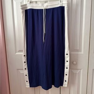 Torrid Plus Size Blue and White Skirt Sweatshirt Style